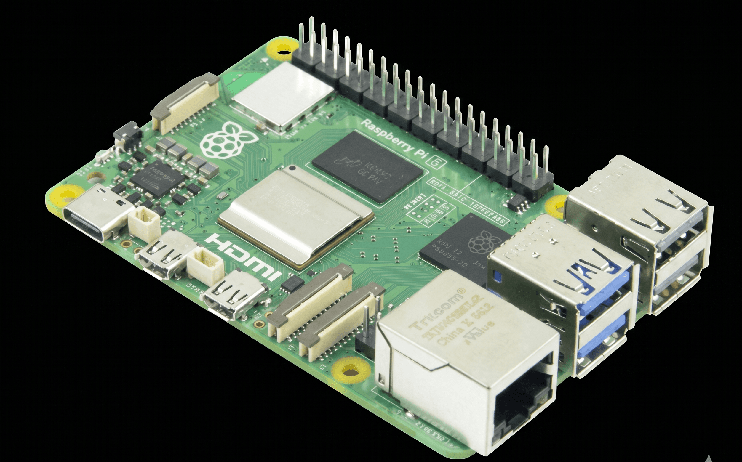 Raspberry Pi 5 processing board